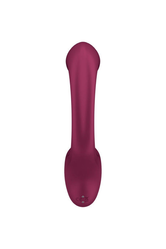 SATISFYER - G PER DEA 2 VIBRATORE CONIGLIO BOTTIGLIA BORDEAUX