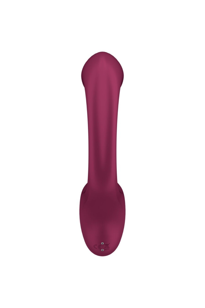 SATISFYER - G PER DEA 2 VIBRATORE CONIGLIO BOTTIGLIA BORDEAUX