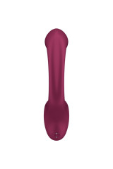 SATISFYER - G PER DEA 2 VIBRATORE CONIGLIO BOTTIGLIA BORDEAUX
