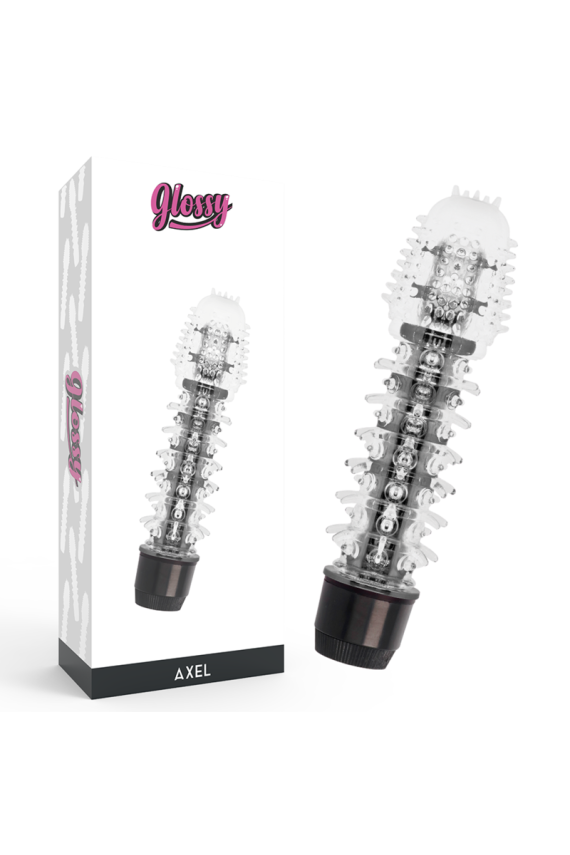GLOSSY - VIBRATORE AXEL NERO