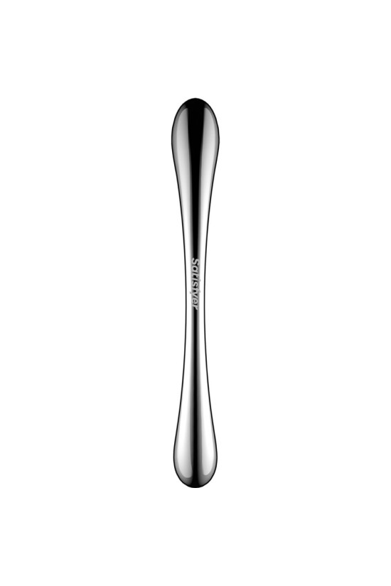 SATISFYER - DILDO A DOPPIA ESTREMITÀ IN ACCIAIO INOX COSMIC CREST 1