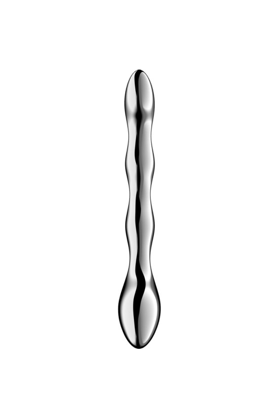 SATISFYER - DILDO A DOPPIA ESTREMITÀ IN ACCIAIO INOX COSMIC CREST 2