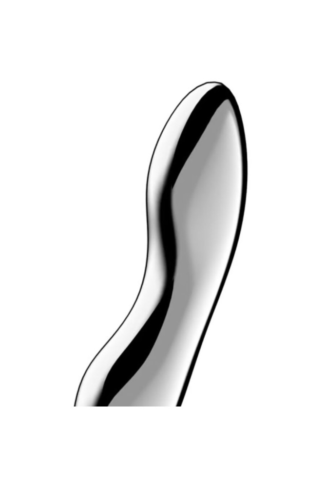 SATISFYER - DILDO A DOPPIA ESTREMITÀ IN ACCIAIO INOX COSMIC CREST 2