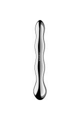 SATISFYER - DILDO A DOPPIA ESTREMITÀ IN ACCIAIO INOX COSMIC CREST 2