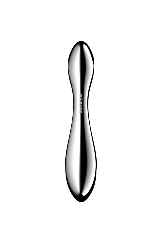 SATISFYER - DILDO A DOPPIA ESTREMITÀ IN ACCIAIO INOX PURE GRAVITY 2