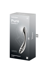 SATISFYER - DILDO A DOPPIA ESTREMITÀ IN ACCIAIO INOX PURE GRAVITY 3