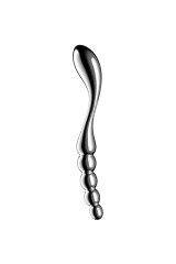 SATISFYER - DILDO A DOPPIA ESTREMITÀ IN ACCIAIO INOX STAR FORCE 1