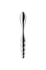 SATISFYER - DILDO A DOPPIA ESTREMITÀ IN ACCIAIO INOX STAR FORCE 1