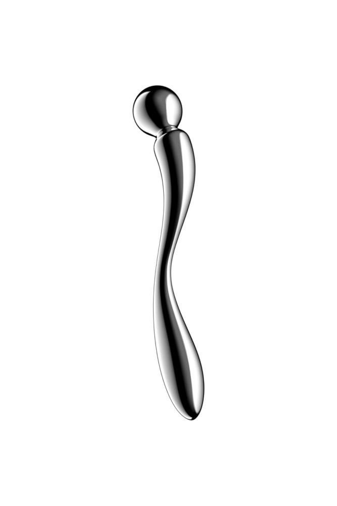 SATISFYER - DILDO A DOPPIA ESTREMITÀ IN ACCIAIO INOX STAR FORCE 2