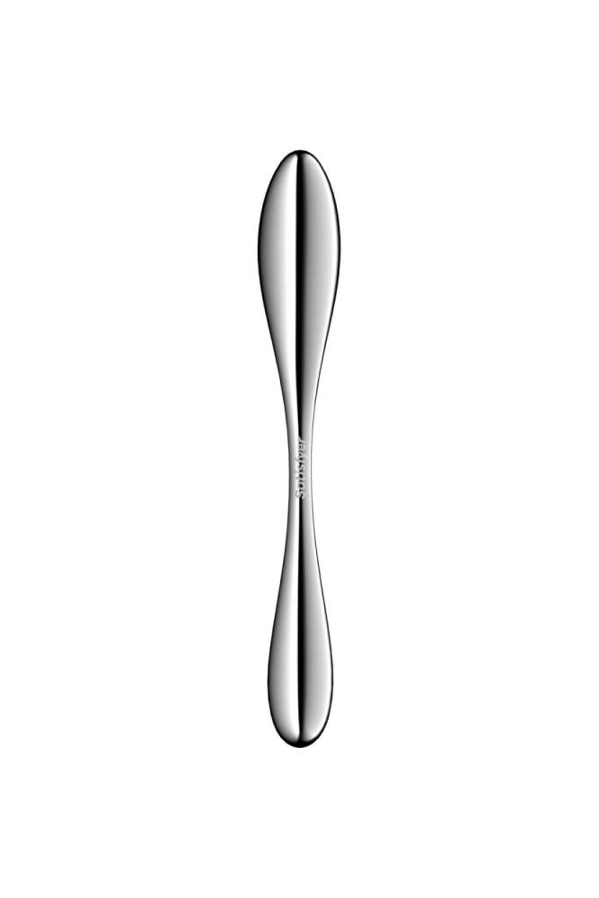SATISFYER - DILDO A DOPPIA ESTREMITÀ IN ACCIAIO INOX STAR FORCE 3