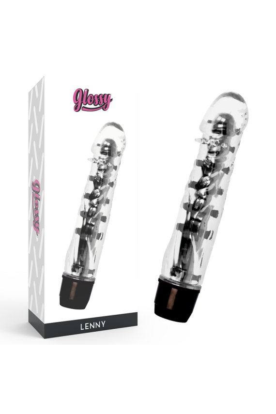 GLOSSY - LENNY VIBRATORE NERO