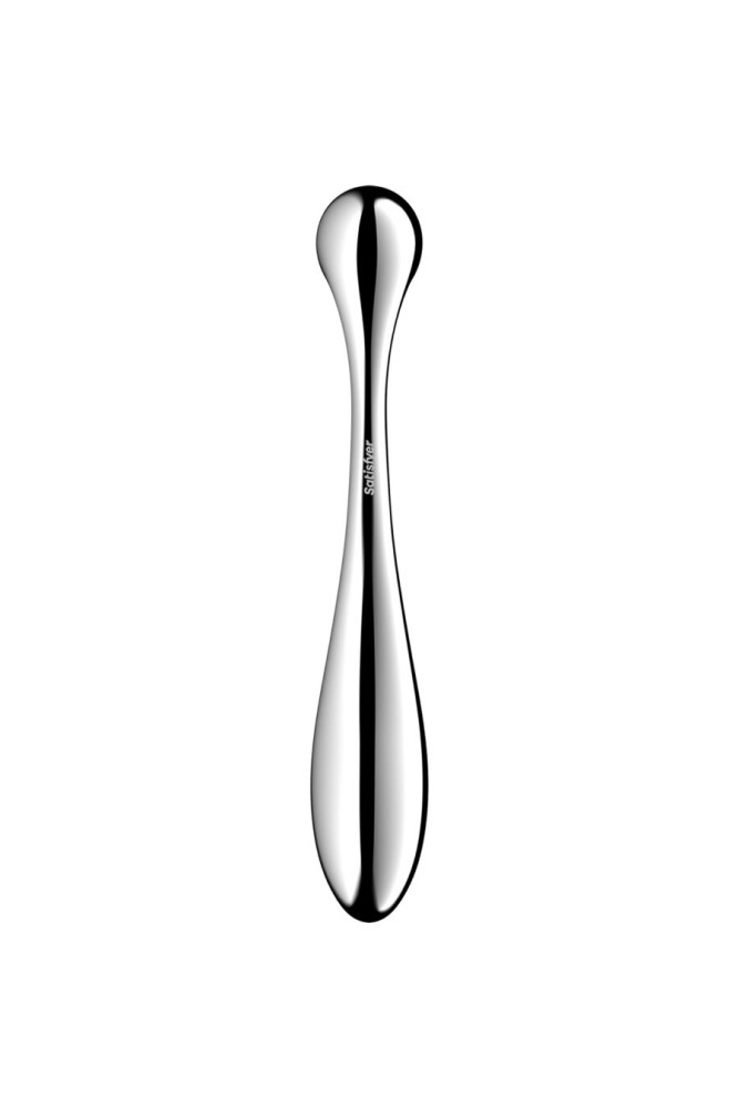 SATISFYER - DILDO A DOPPIA ESTREMITÀ IN ACCIAIO INOX STAR FORCE 4
