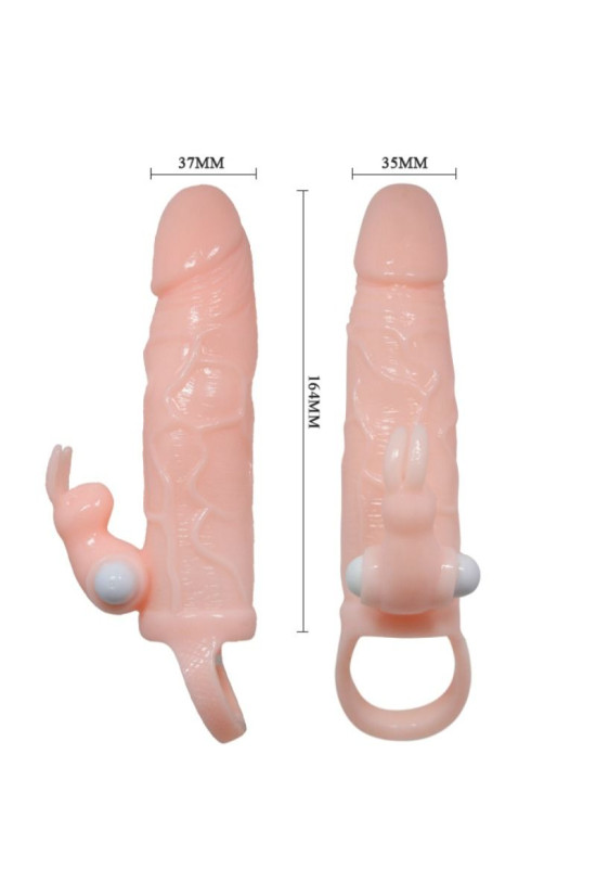 BAILE - COPERTURA PENE UOMO CORAGGIOSO CON CONIGLIO E CARNE DOPPIO MOTORE 16.5 CM