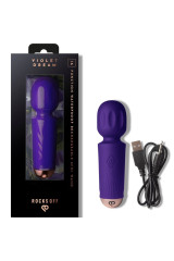 ROCKS-OFF - MINI BACCHETTA RICARICABILE 16 FUNZIONI VIOLET DREAM