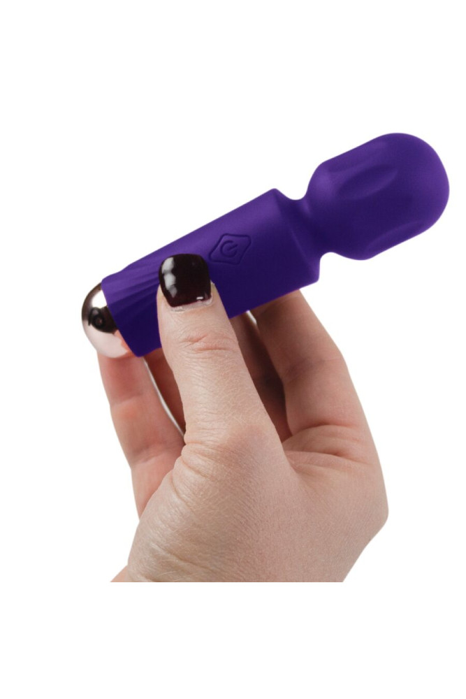 ROCKS-OFF - MINI BACCHETTA RICARICABILE 16 FUNZIONI VIOLET DREAM