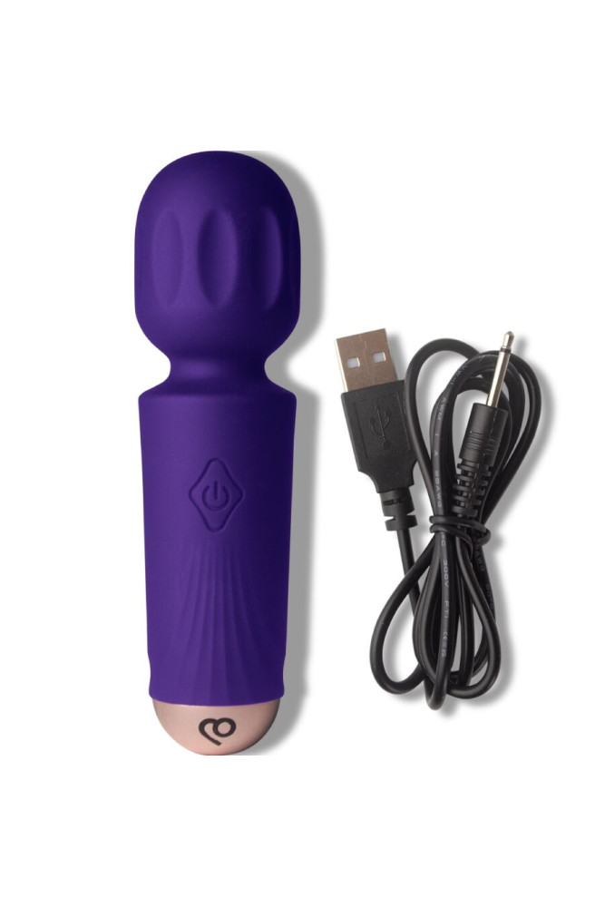 ROCKS-OFF - MINI BACCHETTA RICARICABILE 16 FUNZIONI VIOLET DREAM