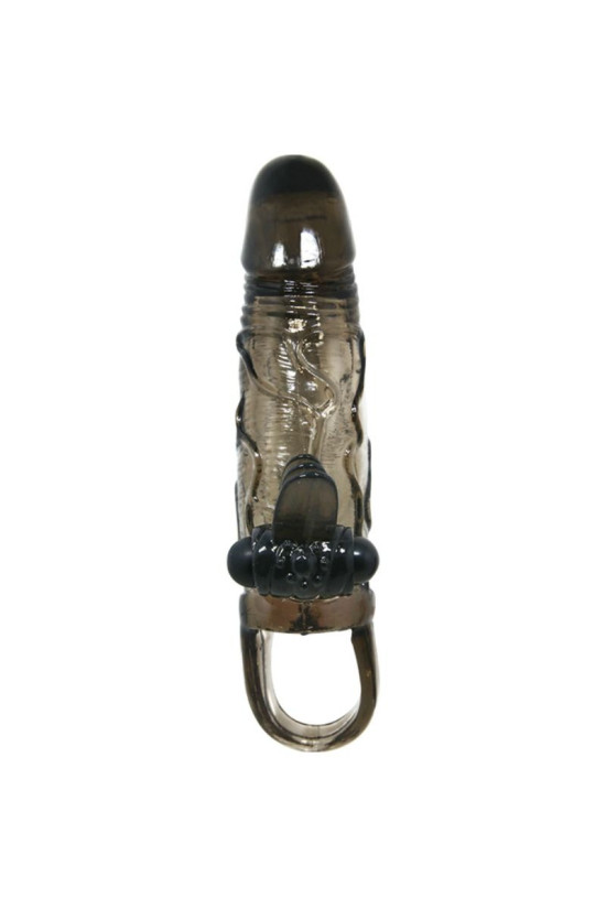 BAILE - COPRI PENE BRAVE MAN CON CLIT E STIMOLAZIONE ANALE DOPPIO BULLET NERO 16.5 CM