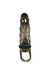 BAILE - COPRI PENE BRAVE MAN CON CLIT E STIMOLAZIONE ANALE DOPPIO BULLET NERO 16.5 CM