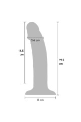 GET REAL - DILDO VIBRANTE IN SILICONE REALISTICO TRASPARENTE 19