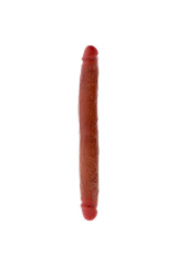 GET REAL - DILDO IN SILICONE A DOPPIA ESTREMITÀ CARAMELLO 35 CM