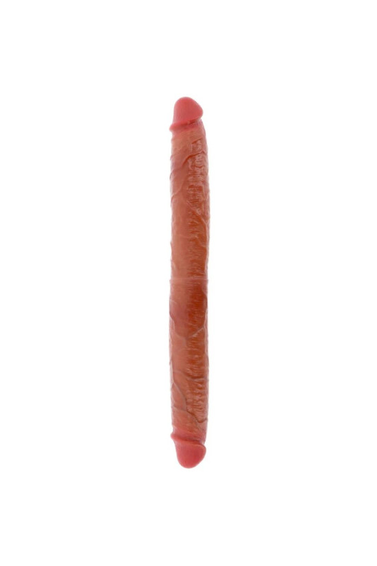 GET REAL - DILDO IN SILICONE A DOPPIA ESTREMITÀ CARAMELLO 46 CM