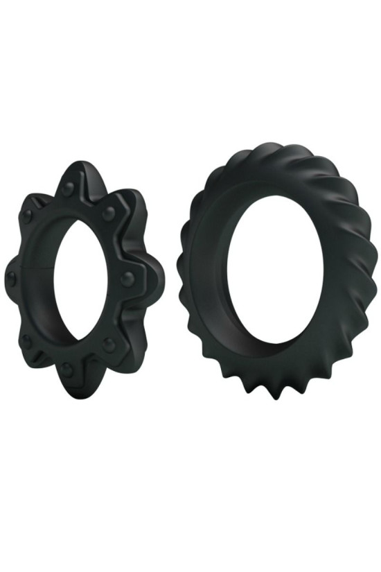 BAILE - KIT 2 ANELLI FIORITI IN SILICONE