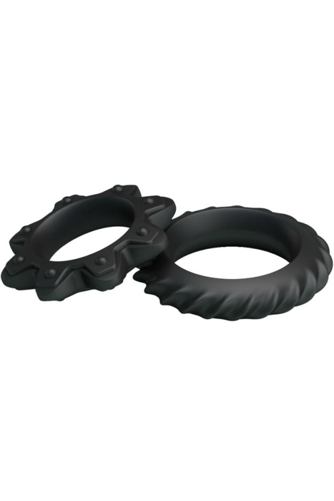 BAILE - KIT 2 ANELLI FIORITI IN SILICONE