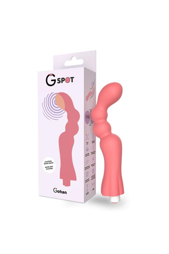 G-SPOT - VIBRATORE GOHAN G-SPOT ROSSO CHIARO