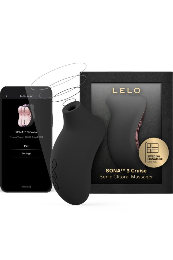 LELO - SONA 3 CRUISE MASSAGGIATORE CLITORIDEO SONICO NERO