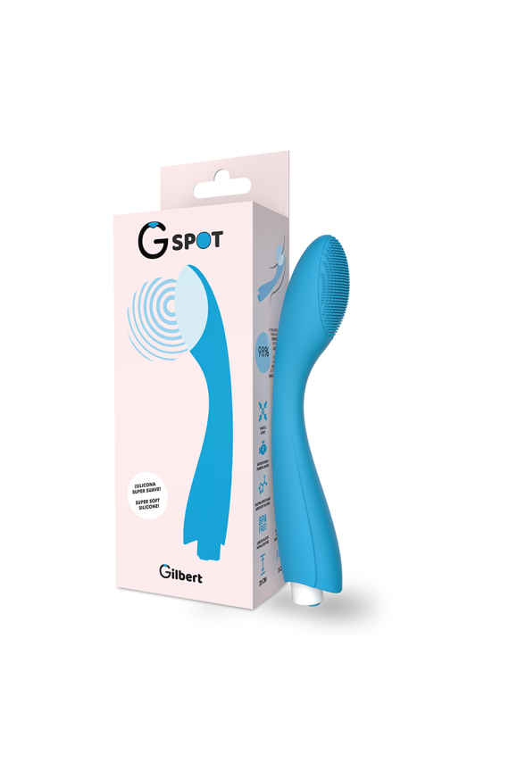 G-SPOT - VIBRATORE  GYLBERT BLU TURCHESE