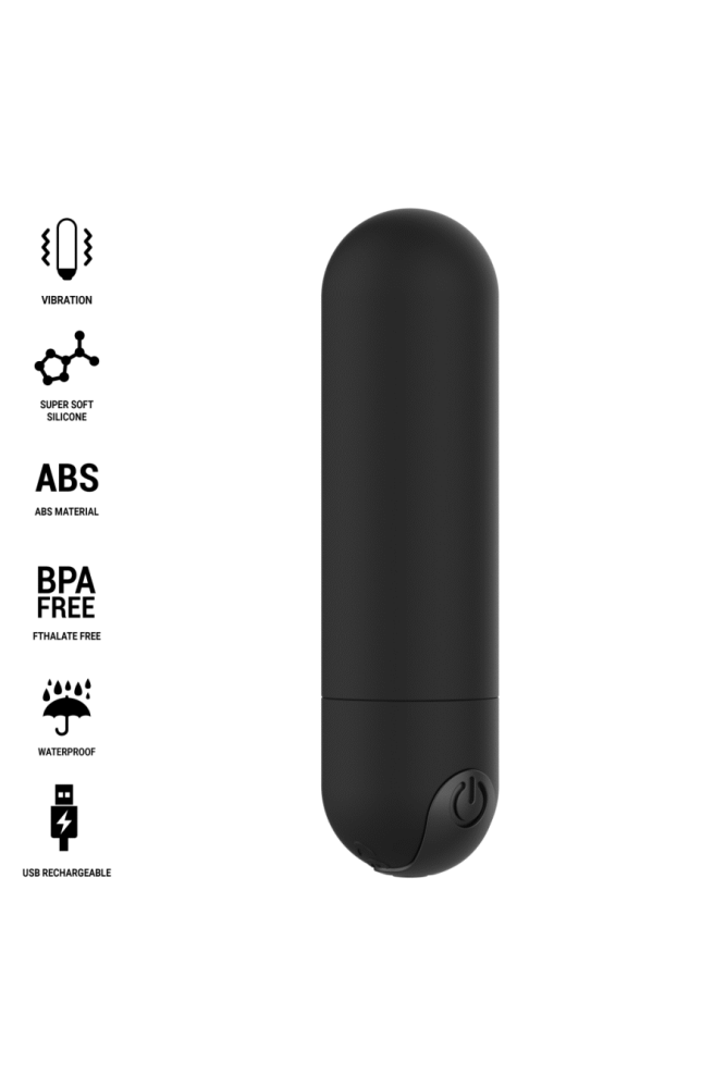 INTENSE - KAREN MINI PROIETTILE VIBRANTE RICARICABILE NERO
