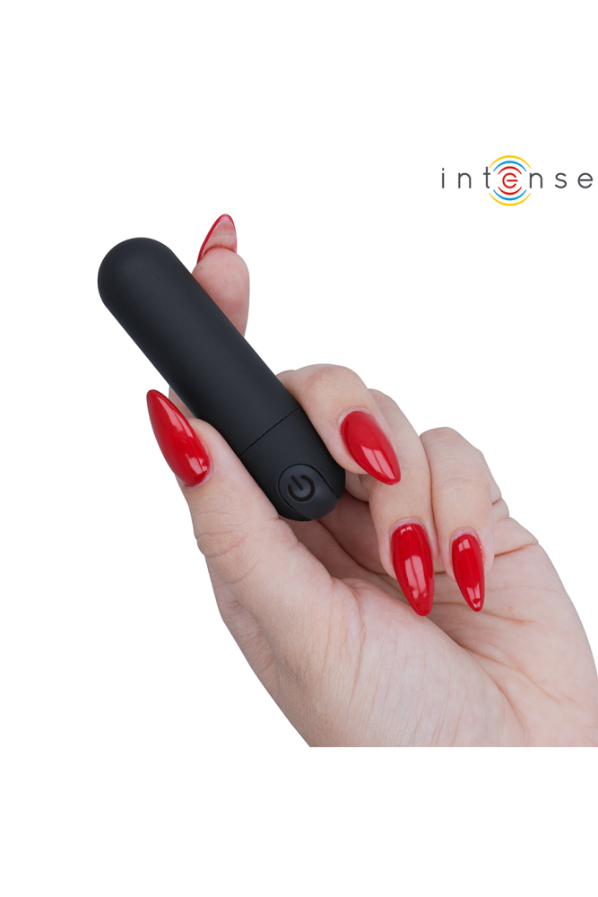 INTENSE - KAREN MINI PROIETTILE VIBRANTE RICARICABILE NERO