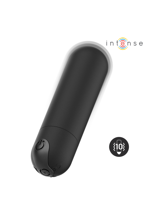 INTENSE - KAREN MINI PROIETTILE VIBRANTE RICARICABILE NERO