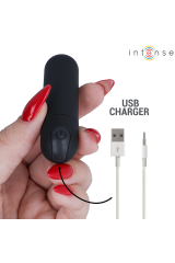 INTENSE - KAREN MINI PROIETTILE VIBRANTE RICARICABILE NERO