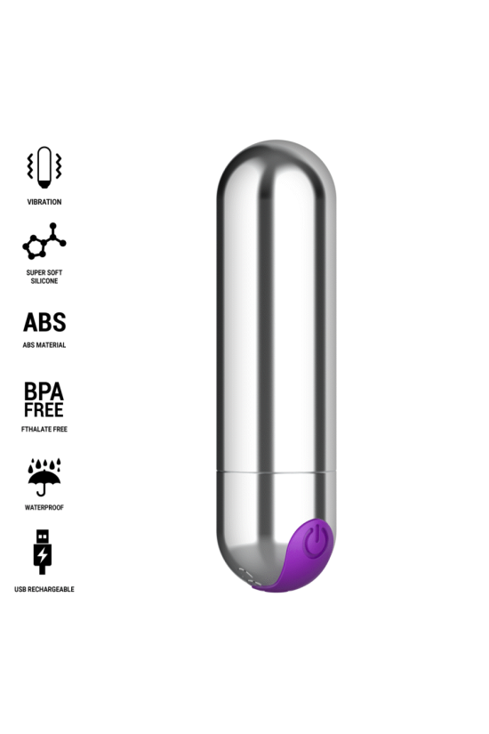 INTENSE - KAREN MINI PROIETTILE VIBRANTE RICARICABILE ARGENTO