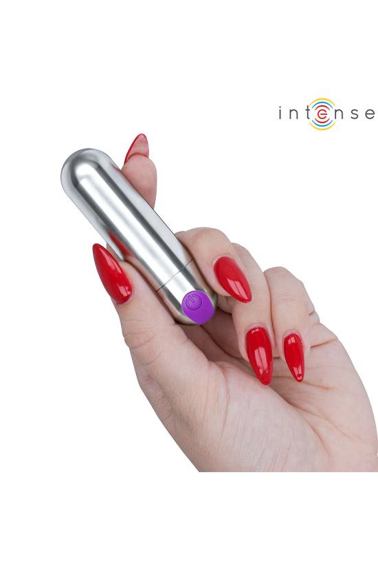 INTENSE - KAREN MINI PROIETTILE VIBRANTE RICARICABILE ARGENTO