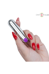 INTENSE - KAREN MINI PROIETTILE VIBRANTE RICARICABILE ARGENTO