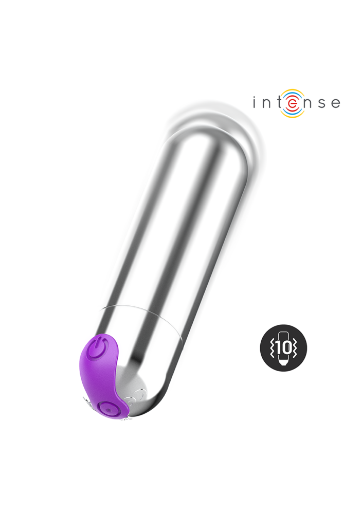 INTENSE - KAREN MINI PROIETTILE VIBRANTE RICARICABILE ARGENTO