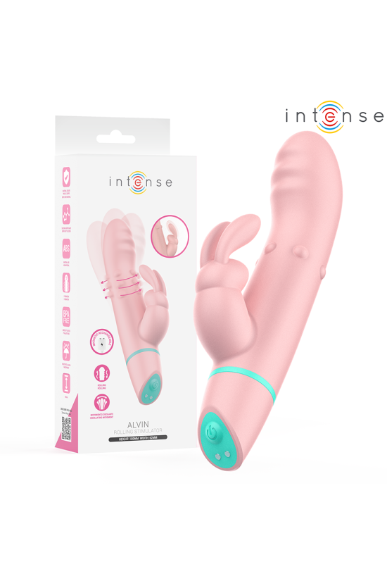 INTENSE - STIMOLATORE E VIBRATORE ROTANTE ALVIN RABBIT + OSCILLANTE