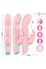 INTENSE - STIMOLATORE E VIBRATORE ROTANTE ALVIN RABBIT + OSCILLANTE