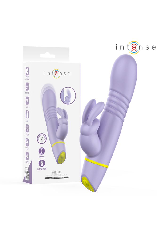 INTENSE - STIMOLATORE E VIBRATORE A SPINTA HELEN RABBIT