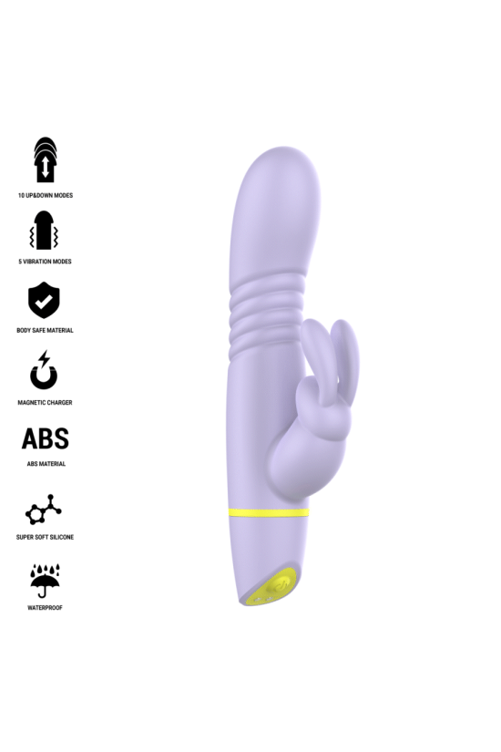INTENSE - STIMOLATORE E VIBRATORE A SPINTA HELEN RABBIT