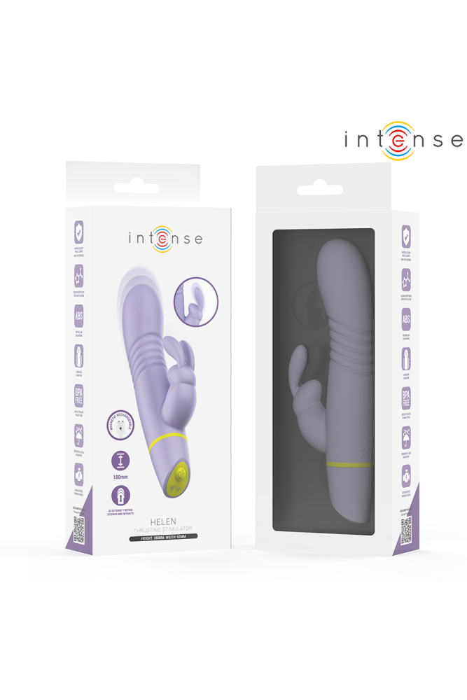 INTENSE - STIMOLATORE E VIBRATORE A SPINTA HELEN RABBIT
