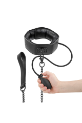 FETISH SUBMISSIVE BONDAGE - COLLARE GONFIABILE DA STRANGOLAMENTO CON CATENA