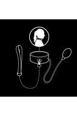 FETISH SUBMISSIVE BONDAGE - COLLARE GONFIABILE DA STRANGOLAMENTO CON CATENA