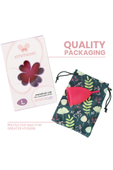 INTIMICHIC - COPPA MESTRUALE IN SILICONE GRADO MEDICO - TAGLIA L