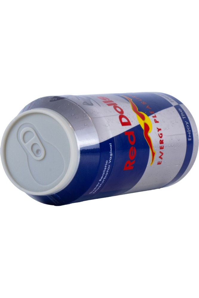 ALIVE - MASTURBATORE MASCHILE VAGINA BAMBOLA ROSSA LATTINA PER BEVANDA ENERGETICA