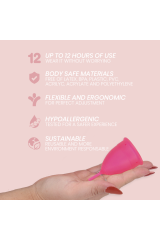 INTIMICHIC - COPPA MESTRUALE IN SILICONE GRADO MEDICO - TAGLIA L