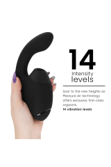 WOMANIZER - DUO NEXT STIMOLATORE DOPPIO CLITORIDEO E PUNTO G NERO