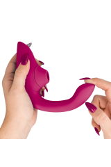 WOMANIZER - VIBRATORE STIMOLATORE CONIGLIO BLEND ROSA VIBRANTE